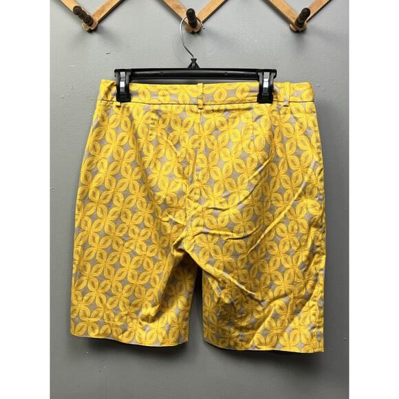 Coldwater Creek Natural‎ Fit Shorts Womens size 6 Yellow Tan Bermuda Walking - Picture 2 of 6